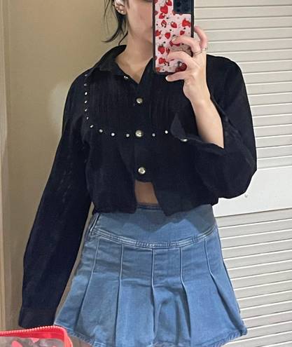 Aeropostale denim mini skirt