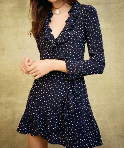 Realisation Par  The Alexandra Dress in Navy Star Size Small