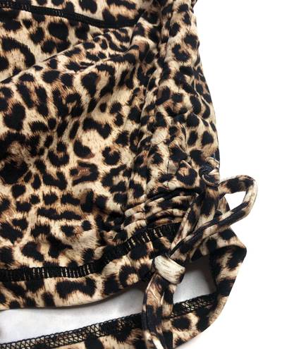 Zyia Brilliant Double Scrunchy Hustle Shorts Leopard