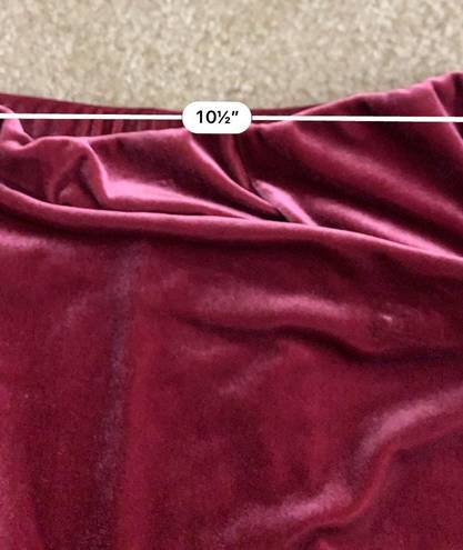 American Threads Wrap Velvet Maroon Purple Skort