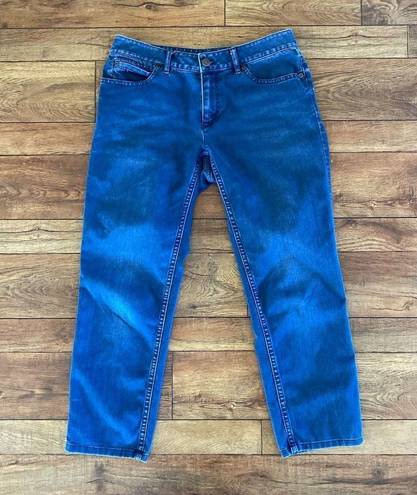 J.Jill  Jeans Womens size 2 Blue Slim Ankle Medium Wash Denim Blue Stretch