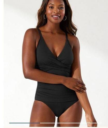 Tommy Bahama New.  black tummy control swimsuit. Normally $149. Size 4