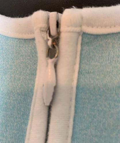 Cathy Daniels  Baby Blue Zipper Cardigan