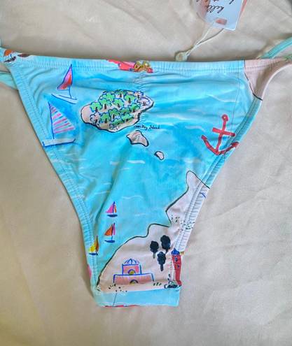 PilyQ Bikini Bottoms Map Pattern