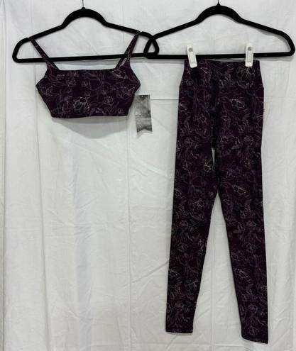 Mulberry NWT Stori Wonder Light Support Sports Bra & Perseverance Tight Set  2