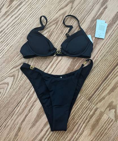 L Space  Black Bikini Set 