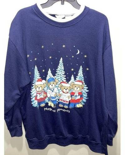 Brooks Bobbie  Christmas Magical Moments Pullover Sweatshirt Women's Size 18-20