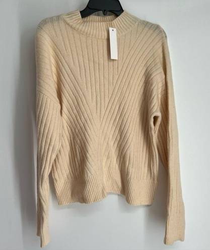 Sophie Rue  mock turtleneck sweater ribbed Large