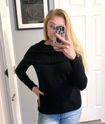 Krass&co NY &  black sparkly sweater