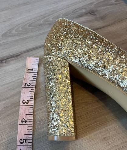 Penny Loves Kenny Penny Love Kenny 10 Glitter Gold Pumps