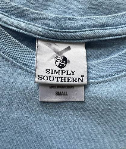 Simply Southern T-Shirt Light Blue Small