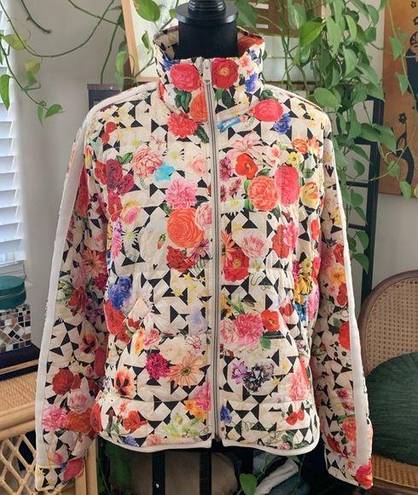 Free People Movement  Pippa Floral Geometric Printed Quilted Puffer Jacket