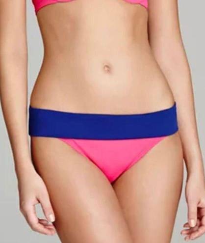 Tommy Bahama New.  pink and blue bikini bottom. XS.