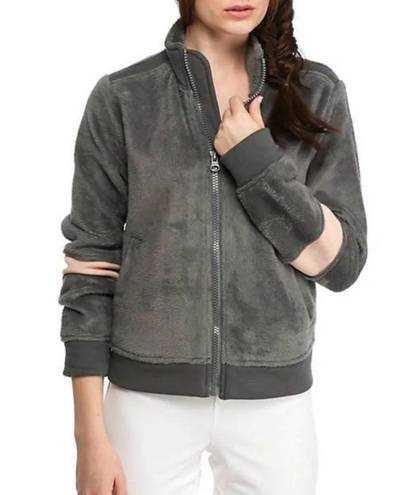 Free People Movement  Gray & Pink Fleece Jacket