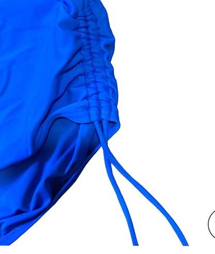 Juicy Couture Pre Loved  Bandeau Maillot
Swimsuit Lagoon Blue Size