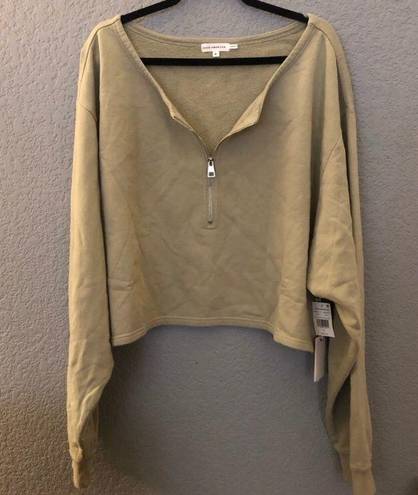 Good American Sweat Top Sage Green