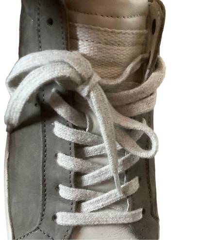 All Saint safia grey suede lace up sneakers size 7 women’s tennis casual shoes