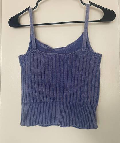 Sweater Tank Blue