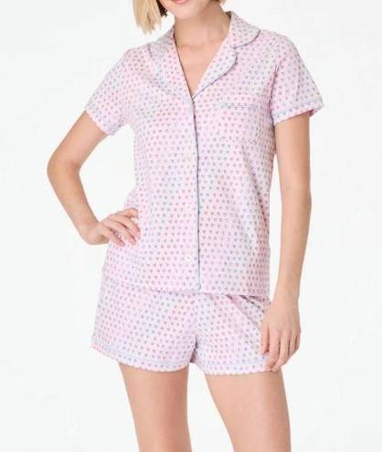 Roller Rabbit Lilac Disco Hearts Polo Pjs