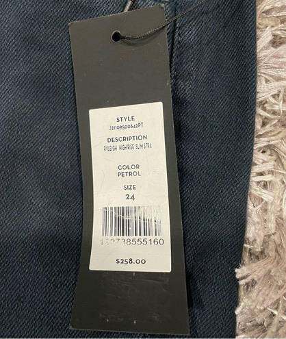 Veronica Beard  Ryleigh Slim Straight High Rise Jeans 00/ 24