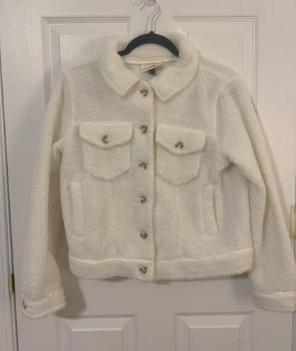 White Fleece Jacket