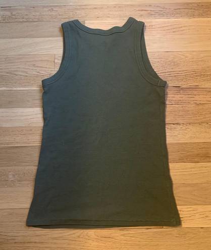 Sonoma Ribbed Green Tank