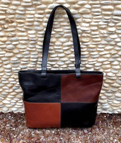 Patricia Nash  Braden Colorblock Leather Tote Bag w/bag & Card New with Tag (NWT)