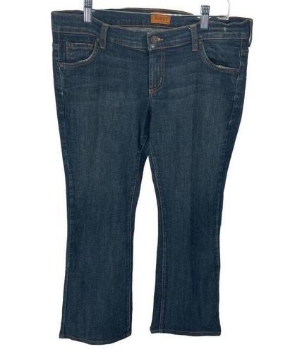 James Jeans  Women's Dry Aged Bootcut Low Rise Dark Wash Denim Blue Size 32