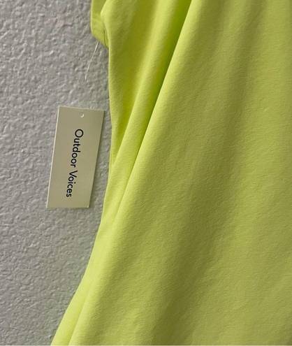 Outdoor Voices  Exercise Dress Neon Green Margarita NWT