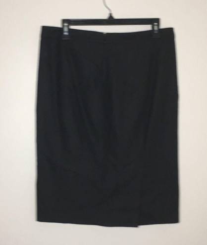 Vince ‎ Wool pencil Skirt Black Womens Size 8 Work