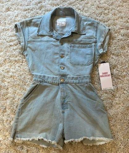 Free People NWT Denim romper