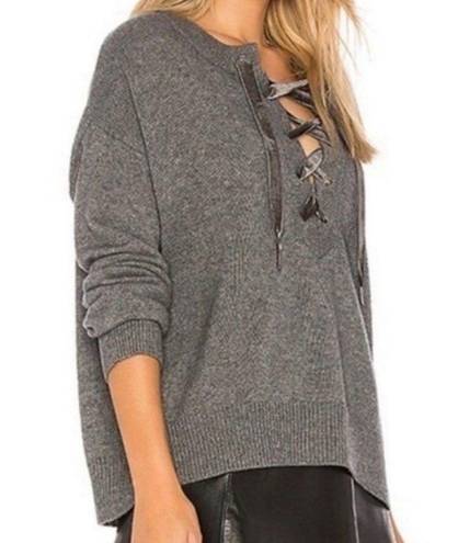 Rails Amelia Sweater Small Womens Oversized Wool Cashmere Blend Charcoal Gray