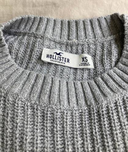 Hollister Knit Gray Sweater