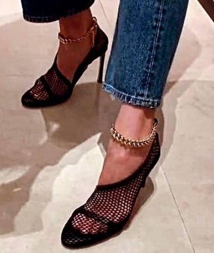 Bottega Veneta  Mesh Chain Pumps NEW