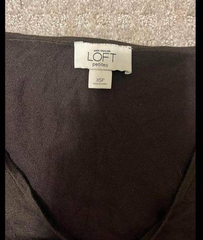 Loft  Petite Front Twist Shirt