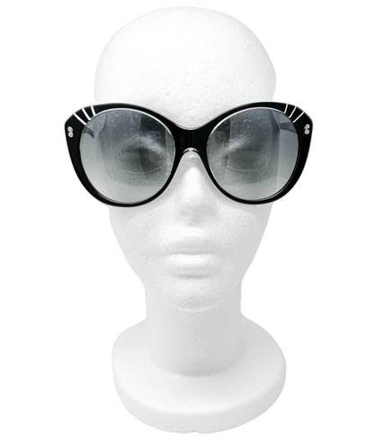 Alexander McQueen  Black & Clear Oversized Cat Eye Sunglasses w/ case  4231/S