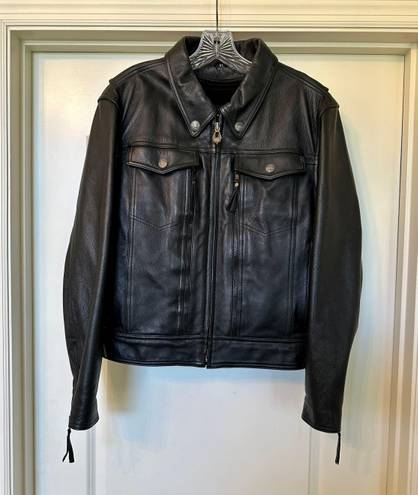 Harley Davidson - Leather Jacket with Removable Fleece Lining - BRAND NEW!