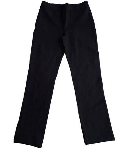 Quince Ultra Stretch Ponte Straight Leg Pant Black Size Small Petite NEW