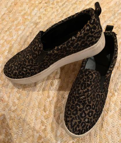 Mango Cheetah Fabric Sneakers