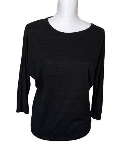 Rachel Zoe  NWT Crew Neck Dolman Sleeves T-shirt Black Size Medium