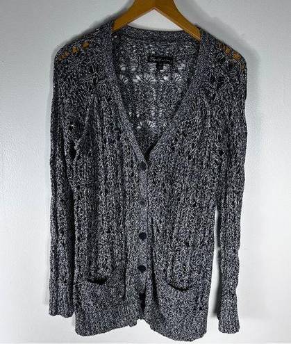 Elizabeth and James  V-Neck Cardigan Sweater Size Medium