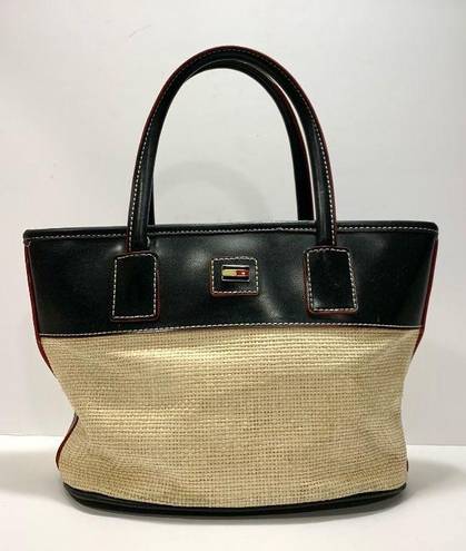 Tommy Hilfiger Vintage 90s Straw Small Hand Bag