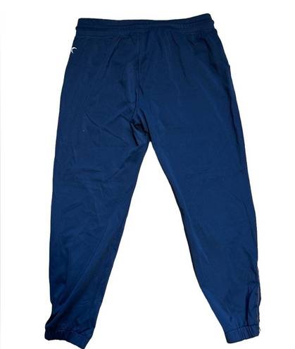 Zyia  Zipper Everywhere Joggers Size Large Very Dark Blue