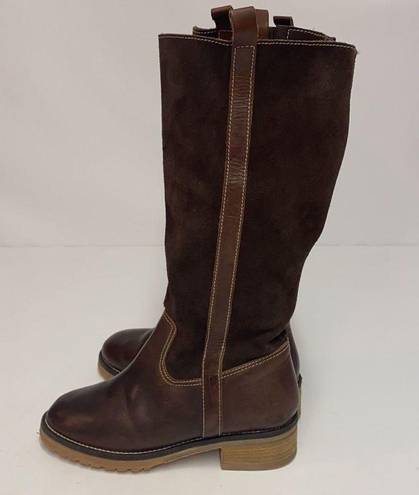 sbicca JAVAN LEATHER RIDING BOOTS KNEE-HIGH BOOTS size 8.5