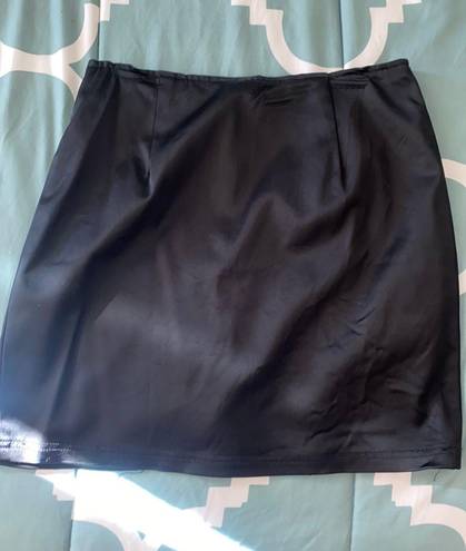 Black Tight Mini Skirt