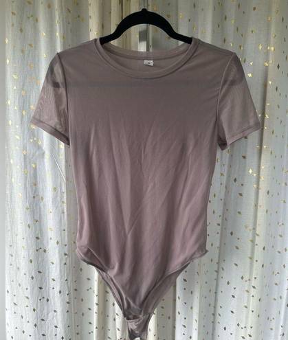 Second Skin Parade Nude Silky 2 Layers Mesh Sheer Support Breathable  Bodysuit M