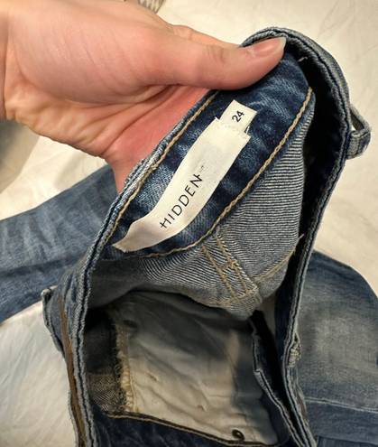 Hidden Jeans Hidden Medium Wash Distressed Jeans 