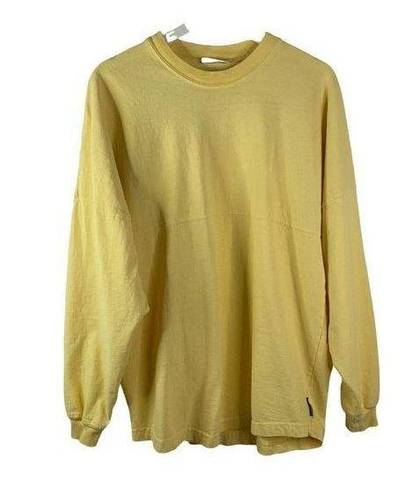 Spirit Jersey Boston Massachusetts Size M  Shirt Long Sleeve Yellow Cotton R206