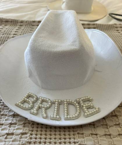 Bride Cowgirl Hat White