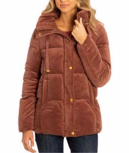 Isaac Mizrahi  Ladies Velvet Puffer Jacket